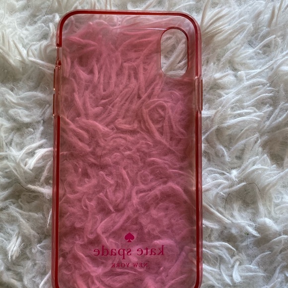 Kate spade pink clear iPhone X/XS case - Picture 2 of 2